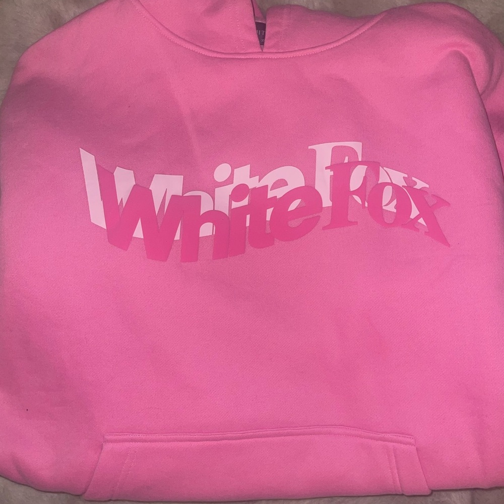 White Fox Boutique Pink Oversized Hoodie